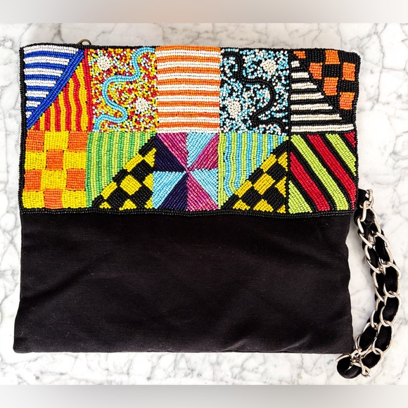 Colorful Beaded Clutch - Picture 2 of 4